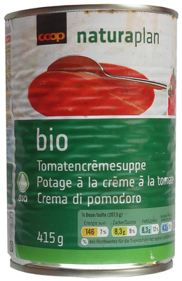 Crème de tomates front packaging