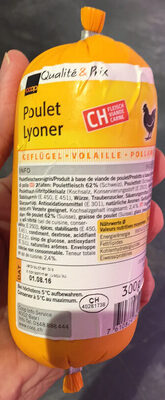 Qualité & Prix Lyoner chicken