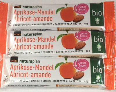 Barre fruitées abricot-amande bio