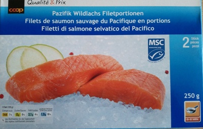 Coop Filets de saumon sauvage du Pacifique en portions