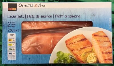 Qualité & Prix Salmon fillets front packaging