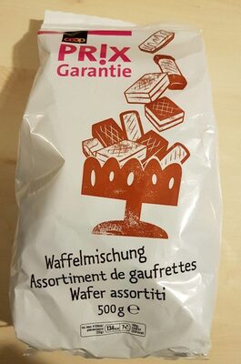 assortiment de gaufrettes