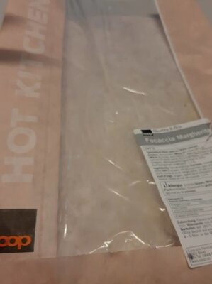 Focaccia Margherita front packaging