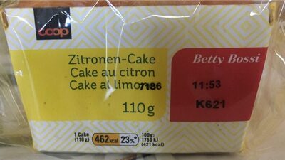 Zitronen Cake front packaging
