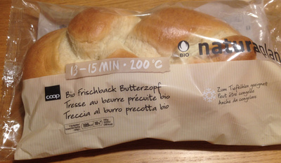 Tresse au beurre précuite front packaging