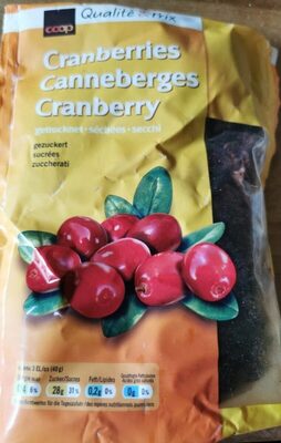 Cranberries Qualité &prix, Getrocknet Und Gezu... front packaging