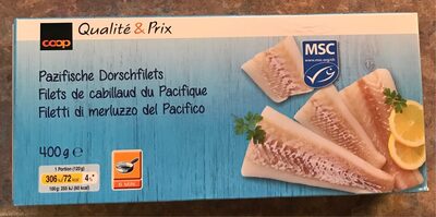 Filets de cabillaud du Pacifique MSC
