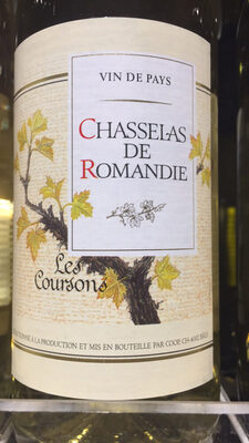 Chasselas De Romandie Vin De Pays Les Coursons