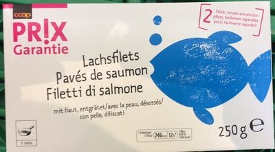 PR!X Garantie Salmon steaks with skin, boneless