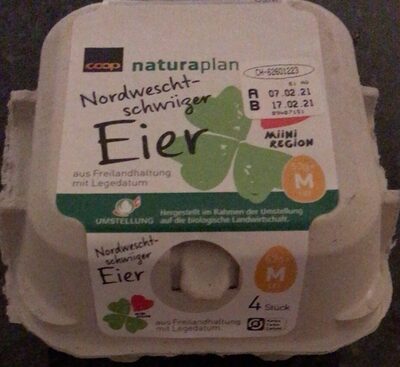 Eier front packaging