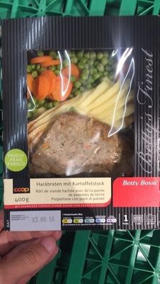 Roast Minced Meat with Mashed Potatoes