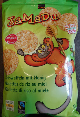 Vollreiswaffeln mit Honig