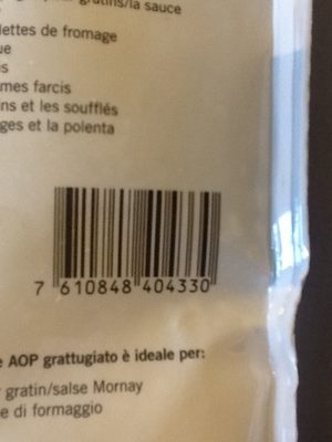 LE GRUYÈRE gerieben front packaging