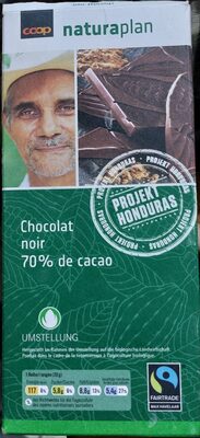Extra Dark Chocolate 70% front packaging
