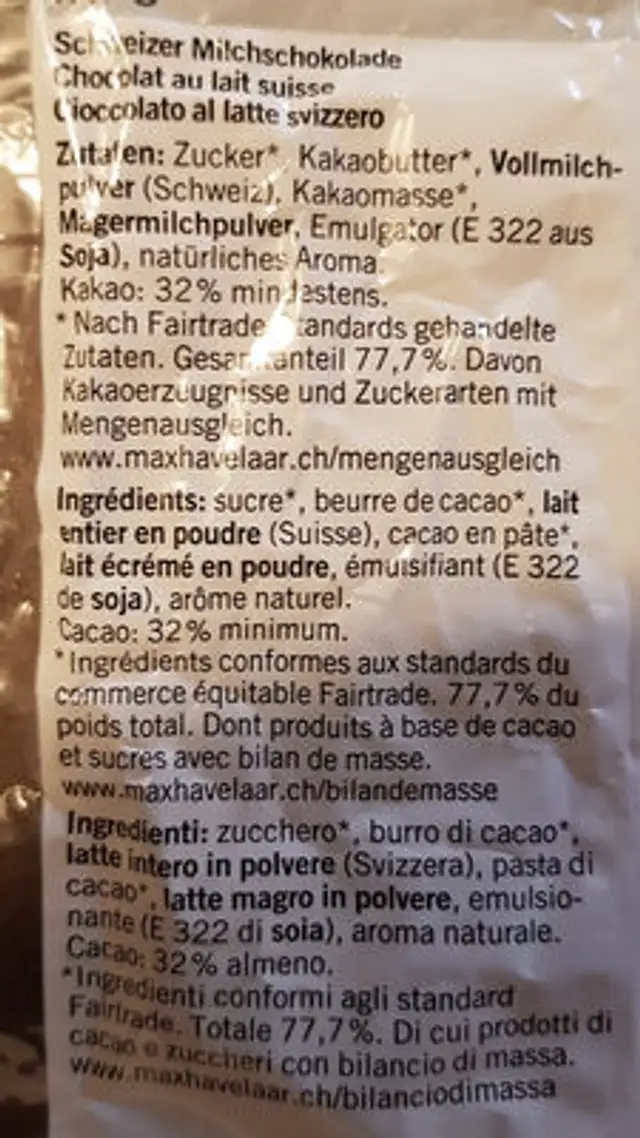 petits coeurs ingredients label