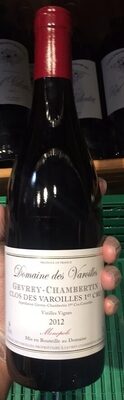 Domaine des Varoilles GEVREY-CHAMBERTIN CLOS DES VAROILLES 1er CRU Vieilles Vignes 2012 Monopole