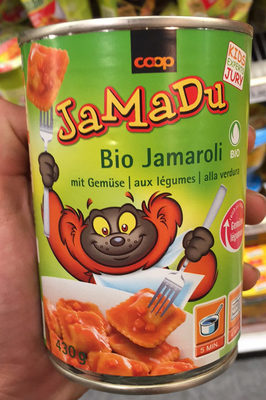 JaMaDu Bio Jamaroli with vegetables front packaging