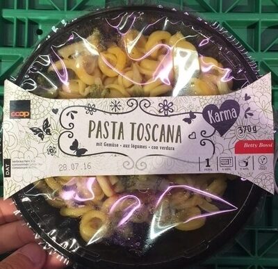 Pasta Toscana with vegetables front packaging