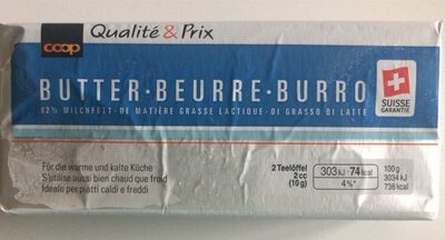 Qualité & Prix Butter front packaging