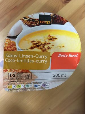 Suppe, Kokos Linsen Curry