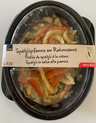 Poêlée de spätzli à la crème