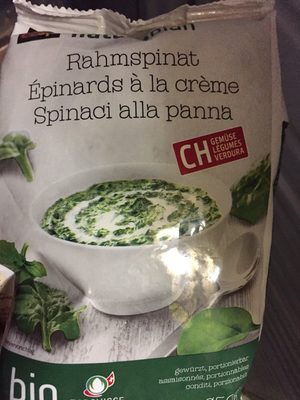 Rahmspinat /epinards a la creme