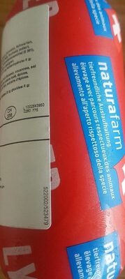 Naturafarm Sausage of Lyon front packaging