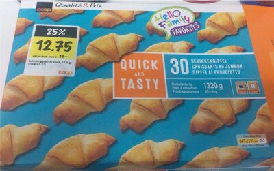 Croissants au jambon