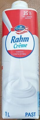 Crème entière front packaging