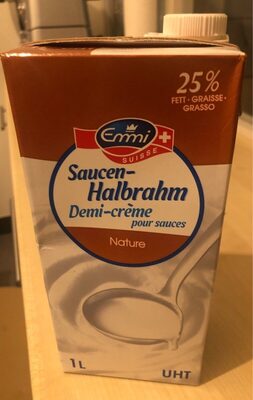 Saucen-Halbrahm front packaging