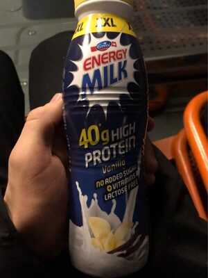 Energy Milk 40g high Protein front packaging