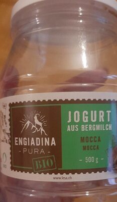Bio Jogurt aus bergmilch Mocca