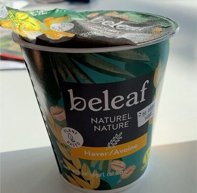 Yaourt avoine front packaging