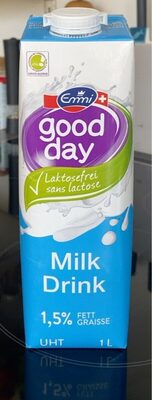 Laktosefreie Milch front packaging