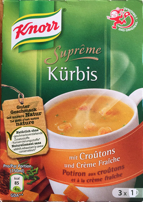 Suprême Potiron aux croûtons