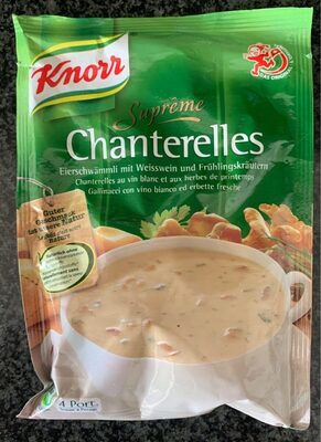 Knorr supremme chanterelles front packaging