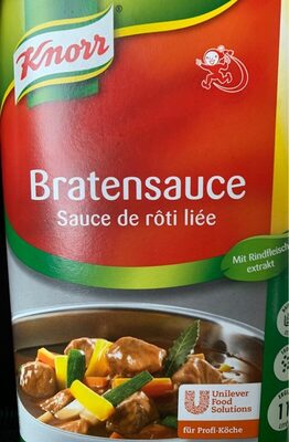 Bratensauce - sauce de roti liée