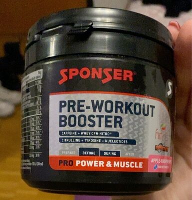 Pre-workout Booster front packaging