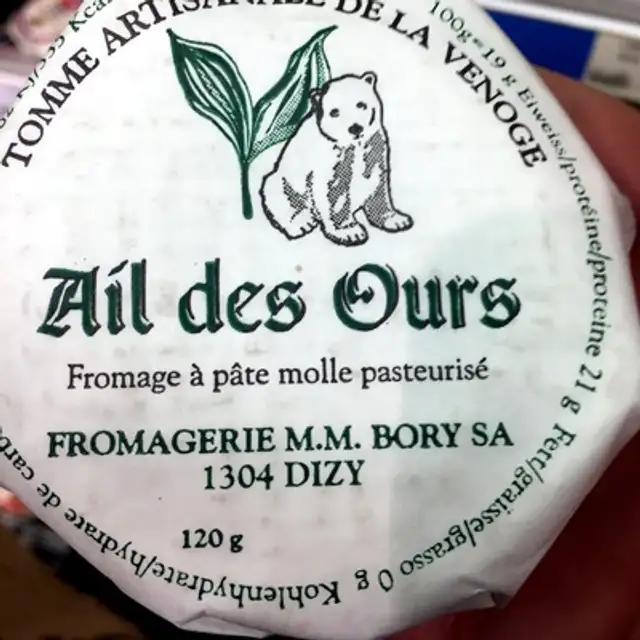 Ail des Ours - Tomme vaudoise au lait pasteurisé front packaging