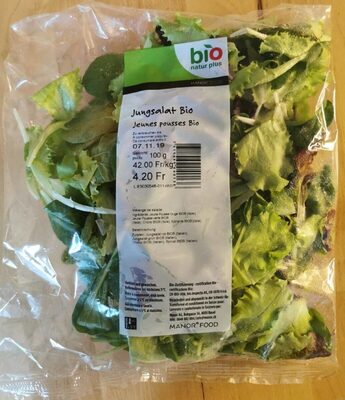 Jeunes pousses bio front packaging