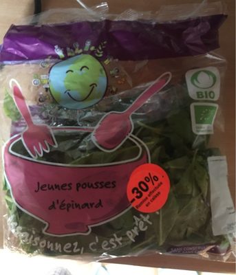 Pousses Epinards 4eme Gamme front packaging
