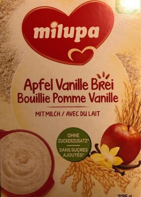 Bouillie pomme vanille