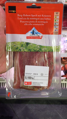 Lard aux herbes de montagne