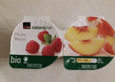 Yogourt Pêche Melba Bio