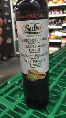 Huile de pistache toastée front packaging