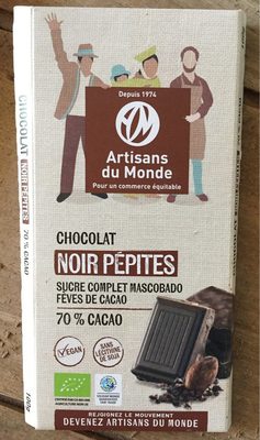 Chocolat noir pépites