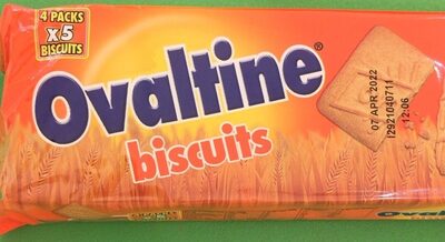 Ovaltine Biscuits front packaging