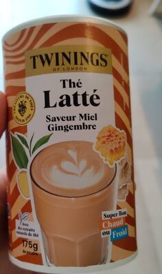 Thé Latté Saveur Miel Gingembre front packaging
