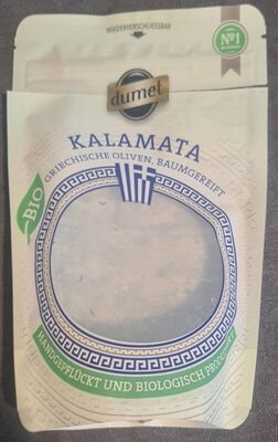 Bio Kalamata Oliven front packaging