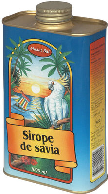Sirope de savia de arce natural front packaging